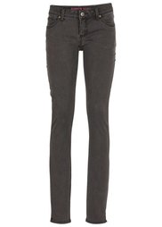 Джинсы Skinny (синий «потертый») Bonprix