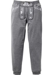 Трикотажные шорты Slim Fit в традиционном стиле (коричневый меланж) Bonprix