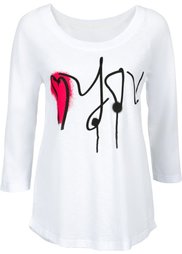 Футболка (синий джинсовый) Bonprix