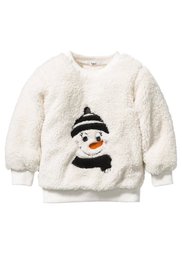 Плюшевый пуловер, Размеры 80/86-128/134 (светло-сиреневый) Bonprix