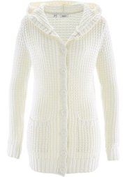 Кардиган с капюшоном (нежно-розовый) Bonprix