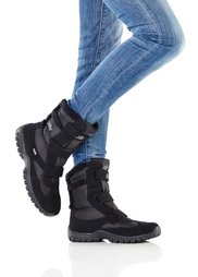 Сапожки (черный/серый) Bonprix