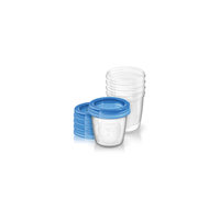Контейнеры с крышками для хранения питания 5 шт. 180 мл, Philips Avent