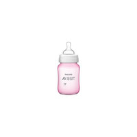 Бутылочка Classic+, 260 мл, 1 мес+, Philips Avent, розовый