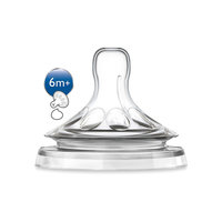 Соска из силикона для густых жид-тей, 6мес+, 2шт., Philips Avent
