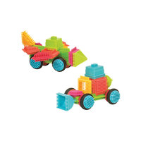 Конструктор игольчатый в чемоданчике, 50 деталей, Bristle Blocks -