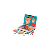Магнитная книга-игра "Смешные лица", Janod