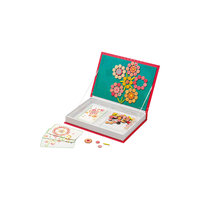 Большая магнитная книга-игра "Цветы", Janod