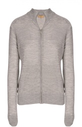 Кашемировый кардиган на молнии Back Label