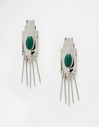 Серьги ASOS Western Envy - Серебряный