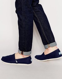 Классические парусиновые эспадрильи TOMS - Синий