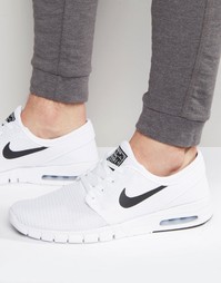 Nike SB Stefan Janoski Max Trainers In White 631303-100 - Белый