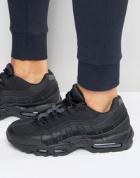 Черные кроссовки Nike Air Max 95 Essential 749766-009 - Черный