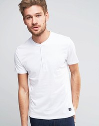 Винтажная футболка Selected Homme - Белый