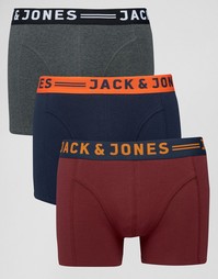 3 пары боксеров-брифов Jack &amp; Jones - Мульти