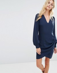 Y.A.S Kalay Dress - Navy blazer