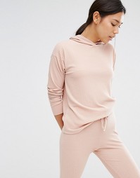 Свитшот с капюшоном Boohoo Co-Ord - Телесный