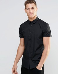 Черная рубашка классического кроя ASOS - Черный