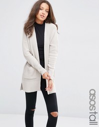 Кардиган крупной вязки ASOS TALL Ultimate - Oatmeal