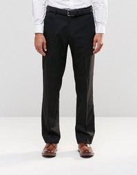 Черные прямые строгие брюки ASOS - Черный