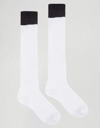 Набор из 2 пар фестивальных махровых носков ASOS - Monochrome