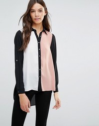 Блузка в стиле колор блок Influence - Розовый