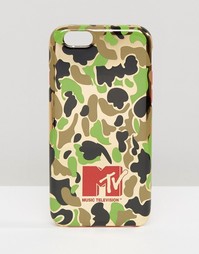 Чехол для iPhone 6 с камуфляжным принтом MTV - Камуфляжный