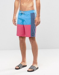 Hollister Swim Shorts With Colour Block - Темно-синий