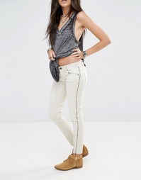 Джинсы с молниями Free People Levon - Bone