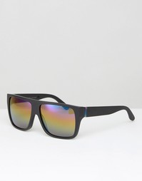 Черные солнцезащитные очки с плоским верхом Marc By Marc Jacobs