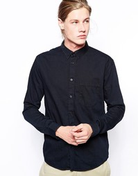 Джинсовая рубашка с 1 карманом Weekday - Черный