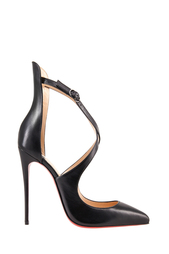 Черные Кожаные туфли Marlenarock 120 Christian Louboutin