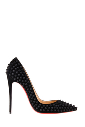 Черные Замшевые туфли So Kate Spikes 120 Christian Louboutin