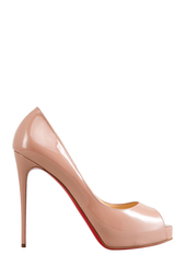 Туфли из лакированной кожи New Very Prive 120 Christian Louboutin