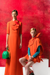 Хлопковое платье Delpozo