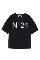Хлопковая футболка No.21