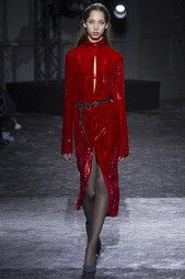 Платье с пайетками Nina Ricci