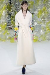 Шерстяное пальто Delpozo