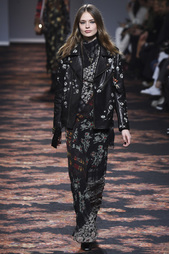 Кожаная куртка с вышивкой Etro