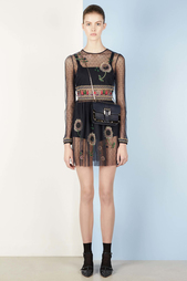 Полупрозрачное платье Red Valentino