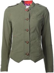 fitted military jacket Trina Turk