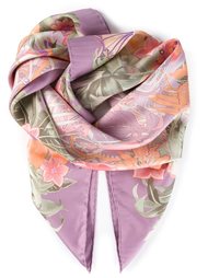 шарф в цветочный принт  Salvatore Ferragamo