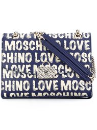 сумка на плечо с логотипом  Love Moschino