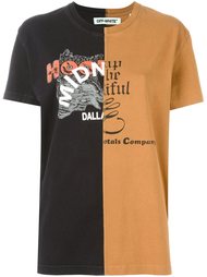 футболка в стиле колор-блок  Off-White