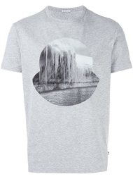 футболка с принтом логотипа  Moncler