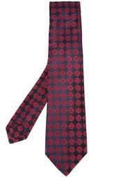 галстук с геометрическим принтом Kiton