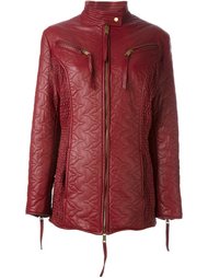 кожаная куртка на молнии Dolce &amp; Gabbana Vintage