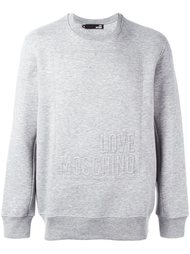 толстовка с логотипом  Love Moschino