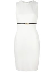 платье без рукавов с поясом Versace Collection
