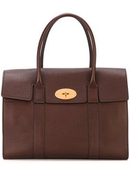 средняя сумка-тоут с золотистой фурнитурой Mulberry